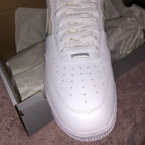 NIKE AIR FORCE 1 REACT! White on WHITE MESH!!! BRAND NEW! Men’s sz 14